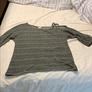 Green light weight sweater, worn once